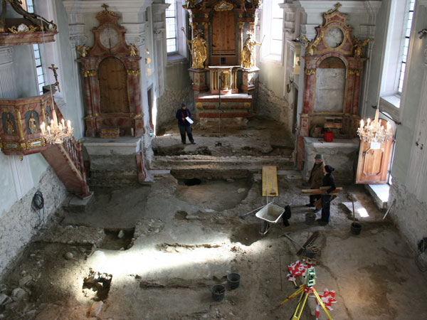 Kirchengrabung in Hart im Zillertal